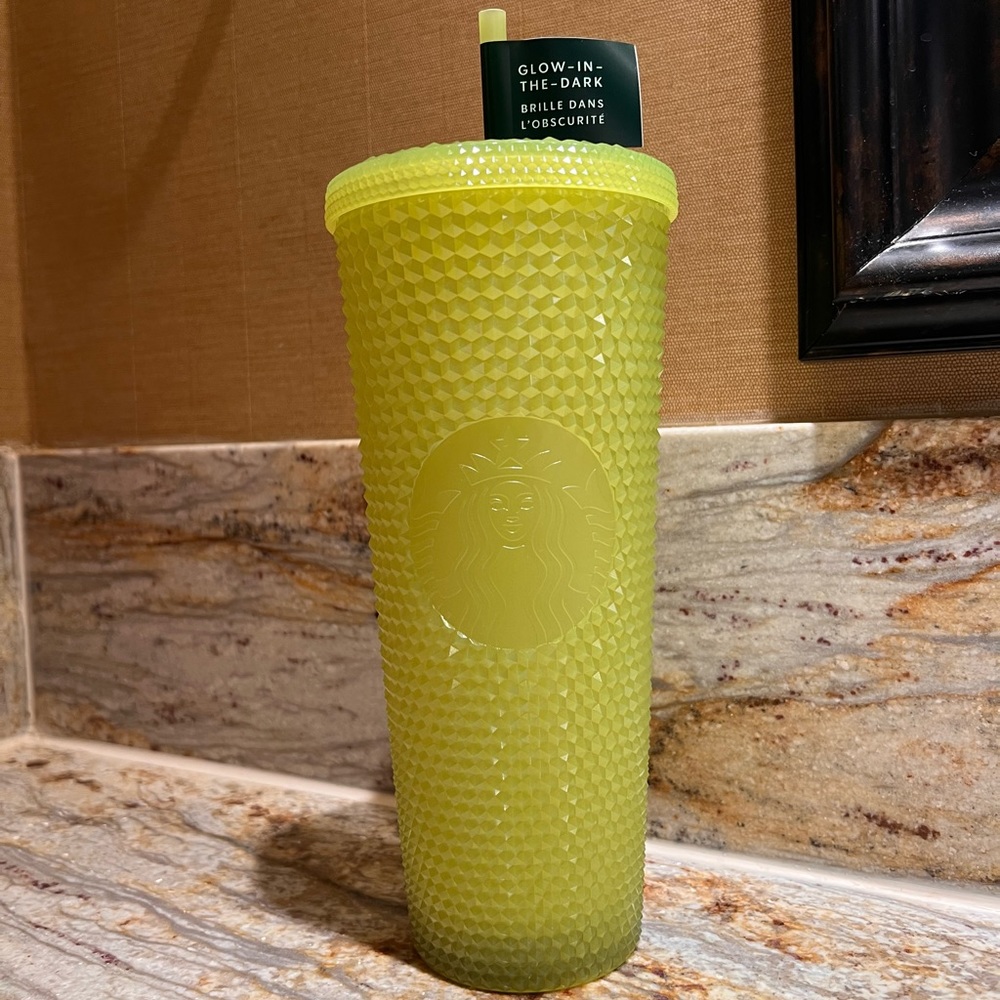 Brand New Starbucks Studded Glow in the Dark Tumbler 24 oz